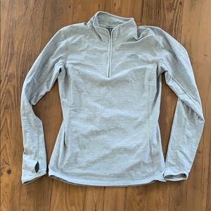 Women’s Grey The North Face Quarter Zip